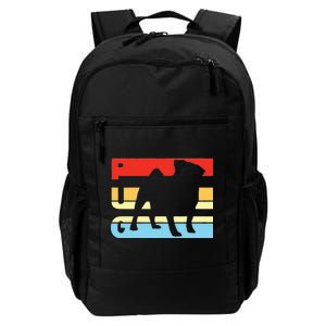 Retro Pug Logo Daily Commute Backpack