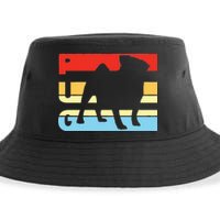 Retro Pug Logo Sustainable Bucket Hat