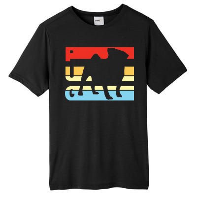 Retro Pug Logo Tall Fusion ChromaSoft Performance T-Shirt