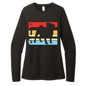 Retro Pug Logo Womens CVC Long Sleeve Shirt