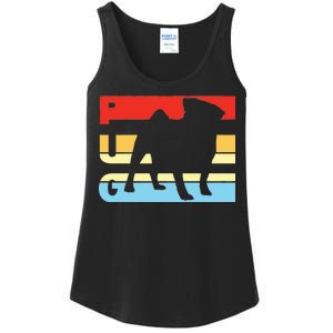 Retro Pug Logo Ladies Essential Tank