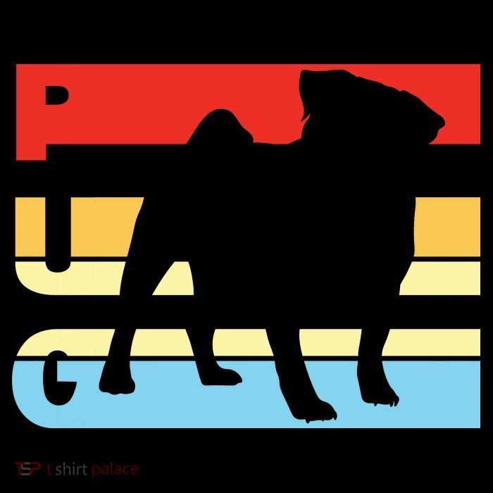 Retro Pug Logo Cooling Performance Long Sleeve Crew