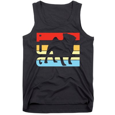 Retro Pug Logo Tank Top