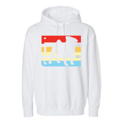 Retro Pug Logo Garment-Dyed Fleece Hoodie