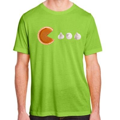 Retro Pumpkin Pie Thanksgiving Game Adult ChromaSoft Performance T-Shirt