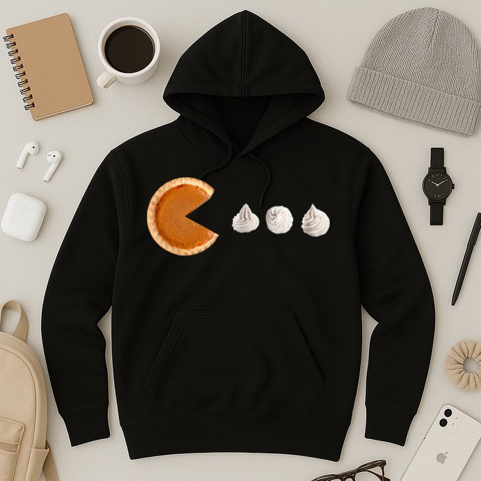 Retro Pumpkin Pie Thanksgiving Game Hoodie