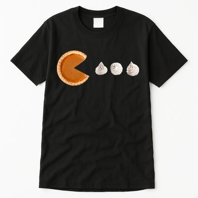 Retro Pumpkin Pie Thanksgiving Game Tall T-Shirt