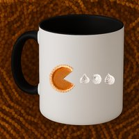 Retro Pumpkin Pie Thanksgiving Game Mug