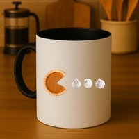 Retro Pumpkin Pie Thanksgiving Game Mug