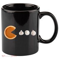 Retro Pumpkin Pie Thanksgiving Game 11oz C Handle Ceramic Mug