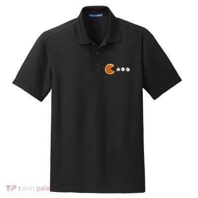 Retro Pumpkin Pie Thanksgiving Game Dry Zone Grid Polo