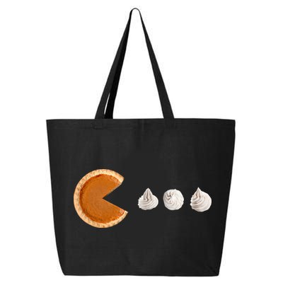 Retro Pumpkin Pie Thanksgiving Game 25L Jumbo Tote
