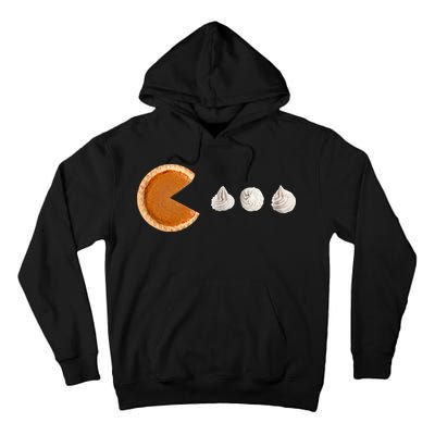 Retro Pumpkin Pie Thanksgiving Game Tall Hoodie