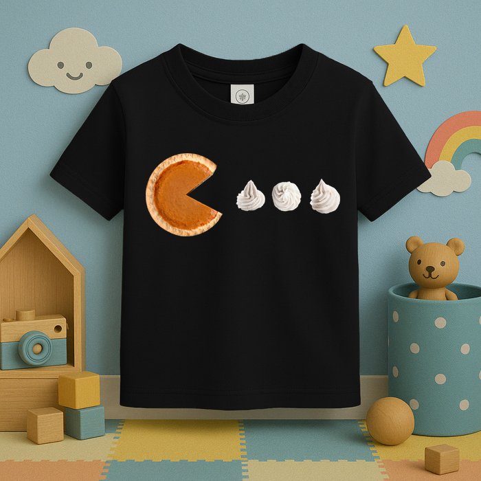 Retro Pumpkin Pie Thanksgiving Game Toddler T-Shirt
