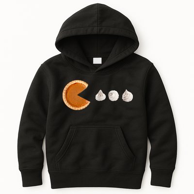 Retro Pumpkin Pie Thanksgiving Game Kids Hoodie