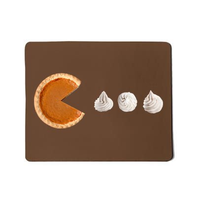 Retro Pumpkin Pie Thanksgiving Game Mousepad