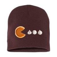 Retro Pumpkin Pie Thanksgiving Game Short Acrylic Beanie