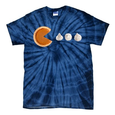 Retro Pumpkin Pie Thanksgiving Game Tie-Dye T-Shirt