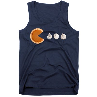 Retro Pumpkin Pie Thanksgiving Game Tank Top