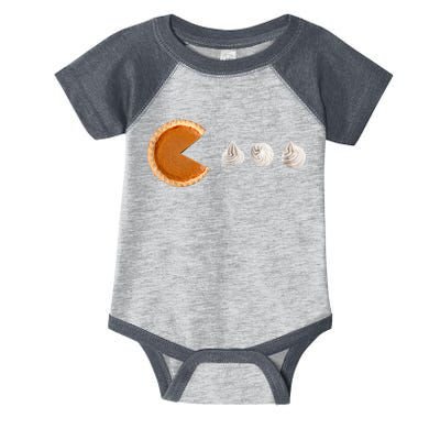 Retro Pumpkin Pie Thanksgiving Game Infant Baby Jersey Bodysuit