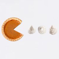 Retro Pumpkin Pie Thanksgiving Game Garment-Dyed Sweatshirt