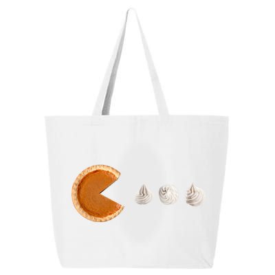 Retro Pumpkin Pie Thanksgiving Game 25L Jumbo Tote