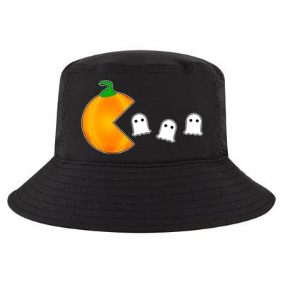 Retro Pumpkin Video Game Funny Halloween Cool Comfort Performance Bucket Hat