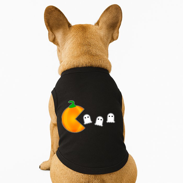 Retro Pumpkin Video Game Funny Halloween Doggie Tank