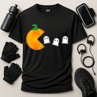 Retro Pumpkin Video Game Funny Halloween Performance Shirt