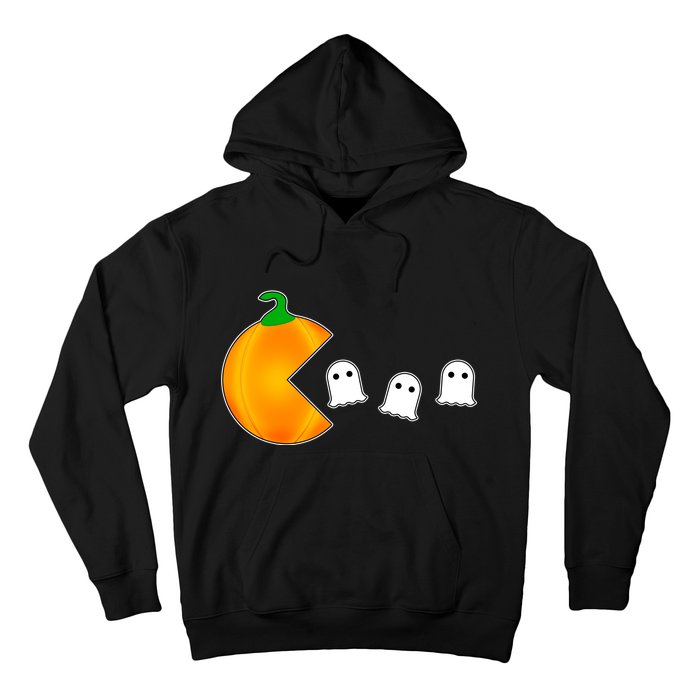 Retro Pumpkin Video Game Funny Halloween Hoodie