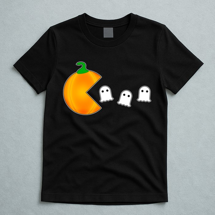 Retro Pumpkin Video Game Funny Halloween T-Shirt