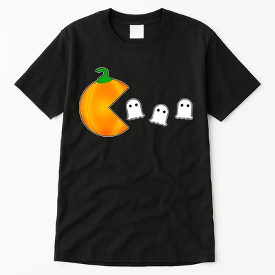 Retro Pumpkin Video Game Funny Halloween Tall T-Shirt