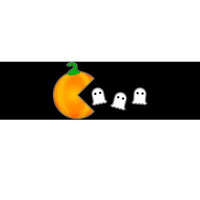 Retro Pumpkin Video Game Funny Halloween Bumper Sticker