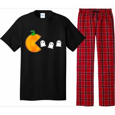 Retro Pumpkin Video Game Funny Halloween Pajama Set