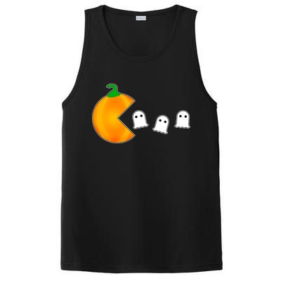 Retro Pumpkin Video Game Funny Halloween PosiCharge Competitor Tank