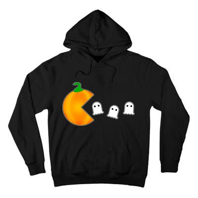 Retro Pumpkin Video Game Funny Halloween Tall Hoodie