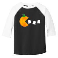 Retro Pumpkin Video Game Funny Halloween Toddler Fine Jersey T-Shirt