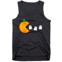 Retro Pumpkin Video Game Funny Halloween Tank Top