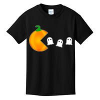 Retro Pumpkin Video Game Funny Halloween Kids T-Shirt