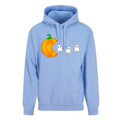 Retro Pumpkin Video Game Funny Halloween Unisex Surf Hoodie