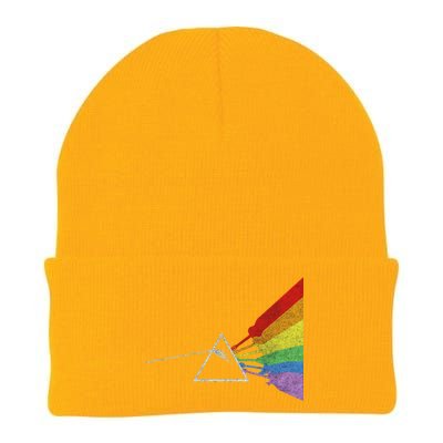 Retro Rainbow Guitars Knit Cap Winter Beanie