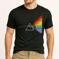 Retro Rainbow Guitars Cooling Performance Crew T-Shirt