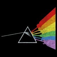 Retro Rainbow Guitars Cooling Performance Crew T-Shirt