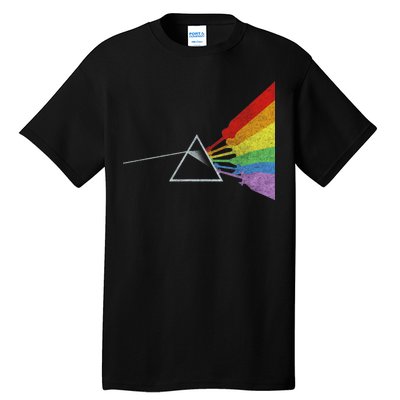 Retro Rainbow Guitars Tall T-Shirt