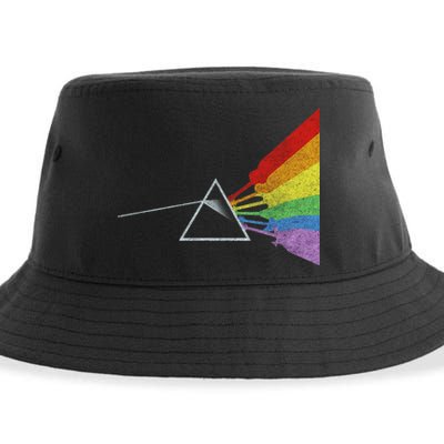 Retro Rainbow Guitars Sustainable Bucket Hat