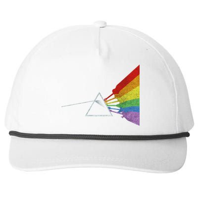 Retro Rainbow Guitars Snapback Five-Panel Rope Hat