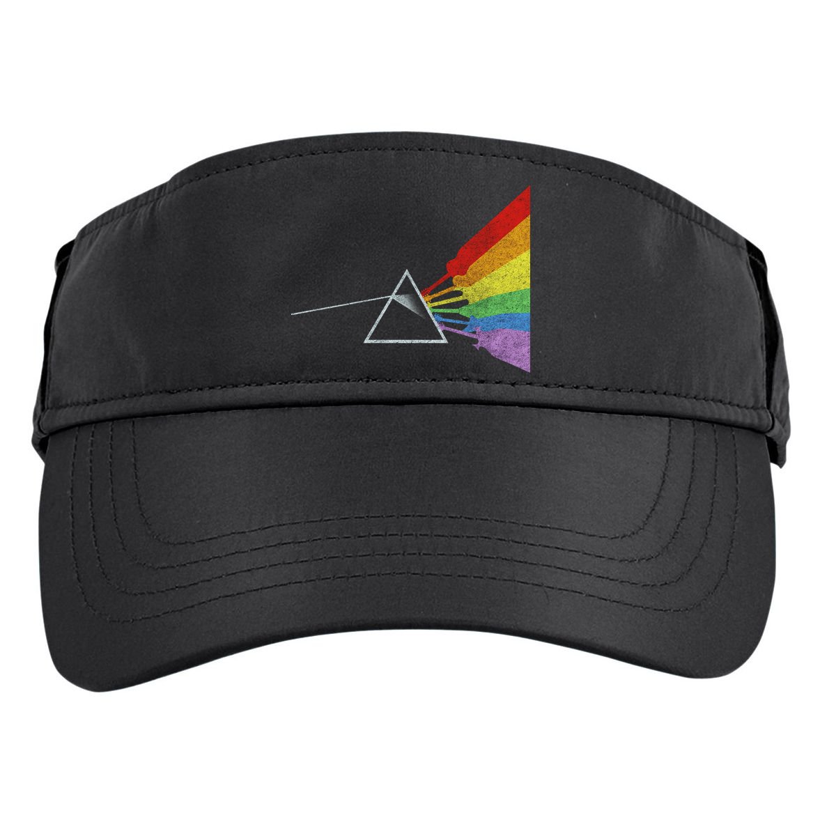 Retro Rainbow Guitars Adult Drive Performance Visor