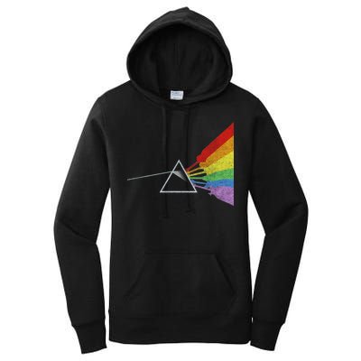 Retro Rainbow Guitars Women's Pullover Hoodie