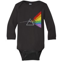 Retro Rainbow Guitars Baby Long Sleeve Bodysuit