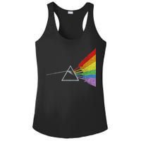 Retro Rainbow Guitars Ladies PosiCharge Competitor Racerback Tank